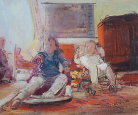 Anna és Imi 50x70cm olaj vászon